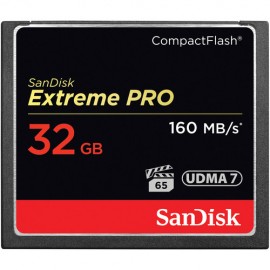 Cartão Compact Flash (CF) Sandisk 32gb Extreme Pro 160MB