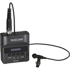 Gravador De Audio Digital Tascam Dr-10l Com Lapela