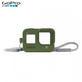 Capa Silicone Sleeve GoPro Hero 8 Black + Cordão Layard - Verde